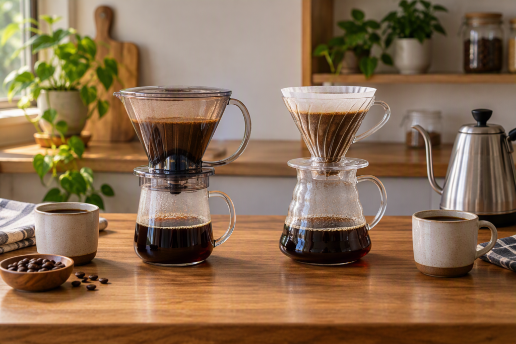 Clever Dripper ou V60: Qual É Mais Fácil Para Iniciantes?